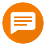 simple sms messenger android application logo